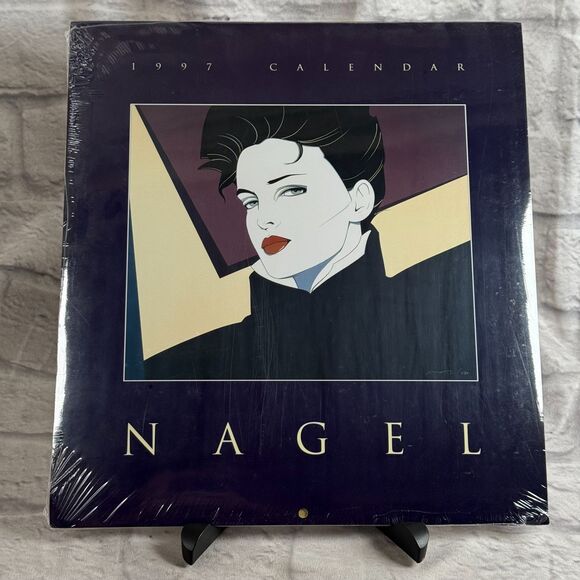 VTG 1997 Patrick Nagel Calendar Sealed Same Dates As 2025 2031 Jennifer Dumas - Picture 1 of 2